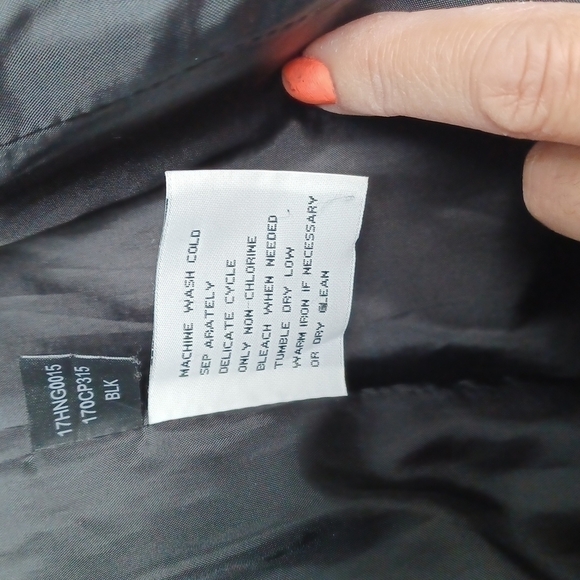 Kenneth cole new york dressy black hooded jacket - Picture 9 of 11